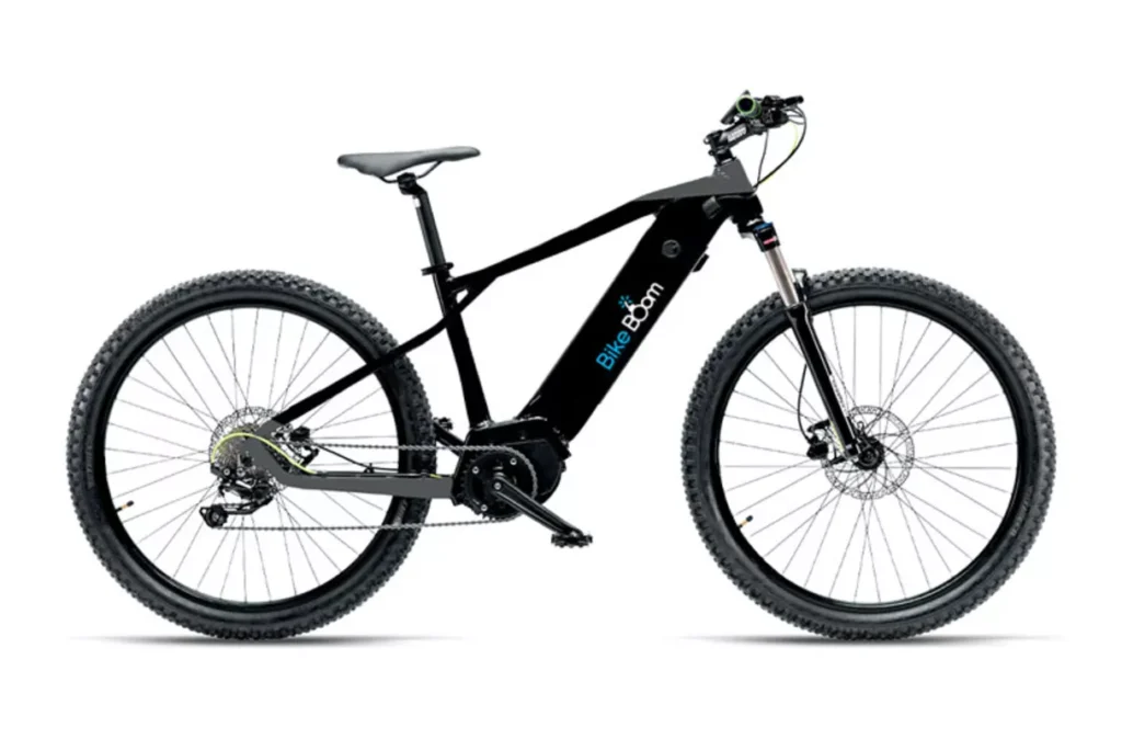 Electric mountain bike for hire from BikeBoom